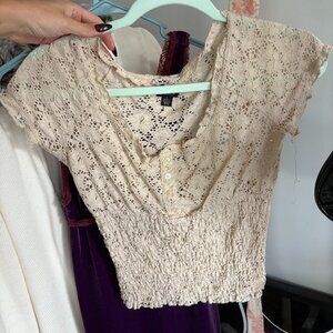 Vintage lace top